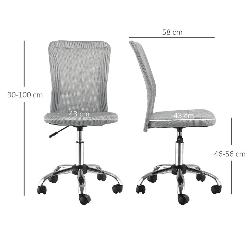 Sedia da ufficio ergonomica ¨C Xylo ¨C altezza regolabile base cromata girevole 360¡ã rivestimento rete grigio