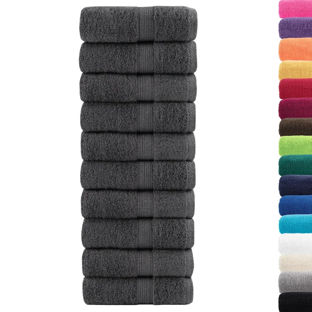 Asciugamani per ospiti Premium SOLUND 50 pz Antracite 30x50 cm 600 g/m² 137155