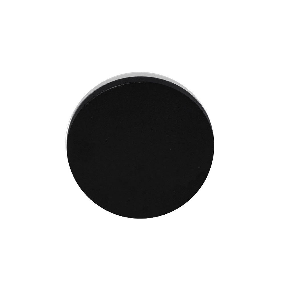 Trade Shop - Applique Esterno 12w Nera Tonda Slim Ip65 Alluminio Luce Naturale 4000k Xc-9286 -