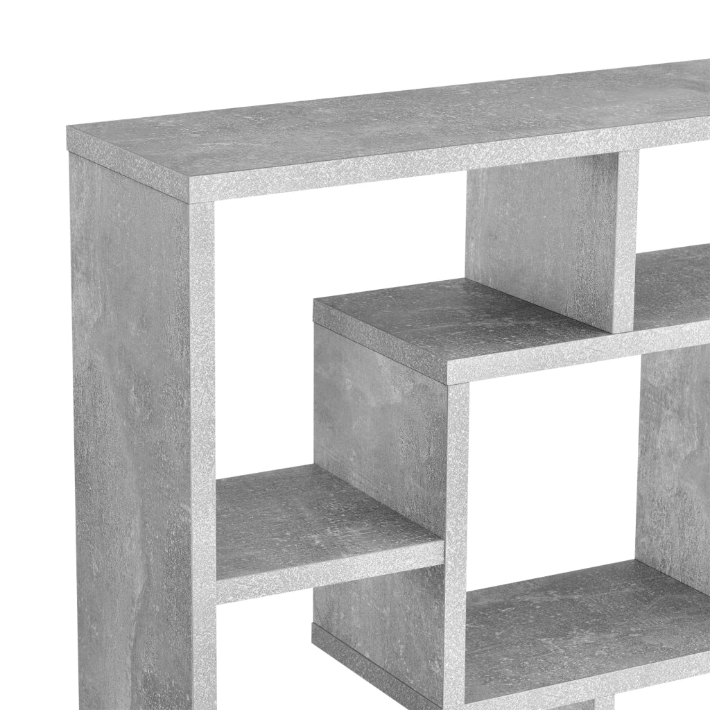 Pensile di design elegante mensola sospesa 8 vani portaoggetti 85 cm grigio 03_0005853