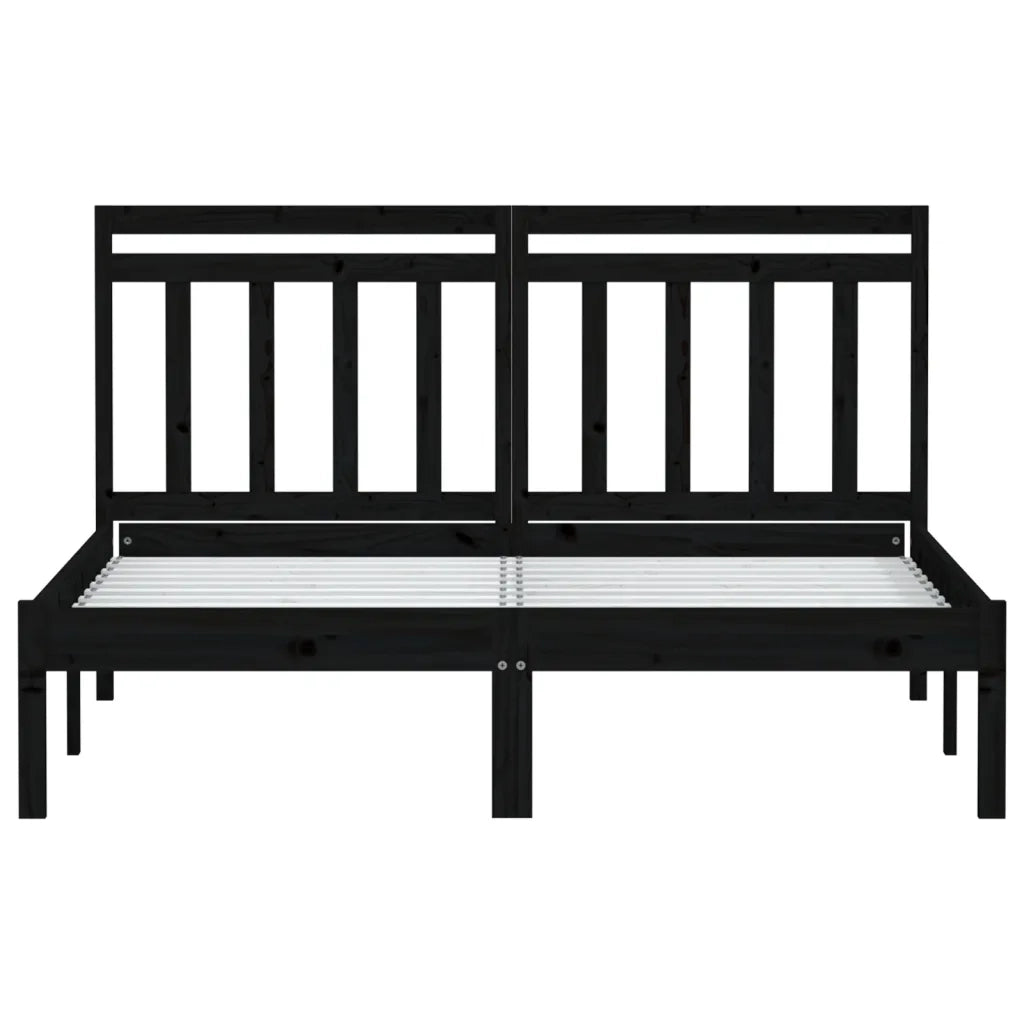 Giroletto Nero in Legno Massello di Pino 140x190 cm cod mxl 60376