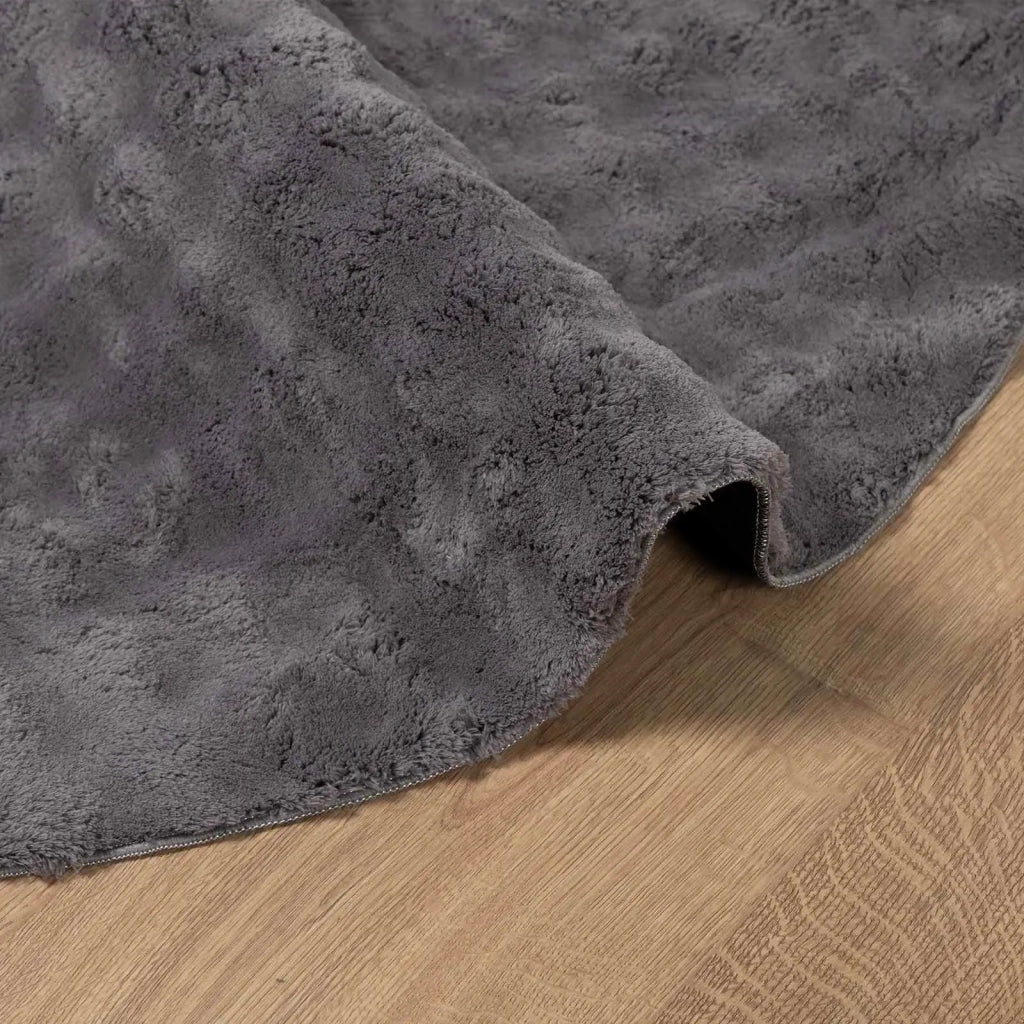 Tappeti per area Rotondo SIROLO Antracite Ø 200 CM Poliestere 42022790