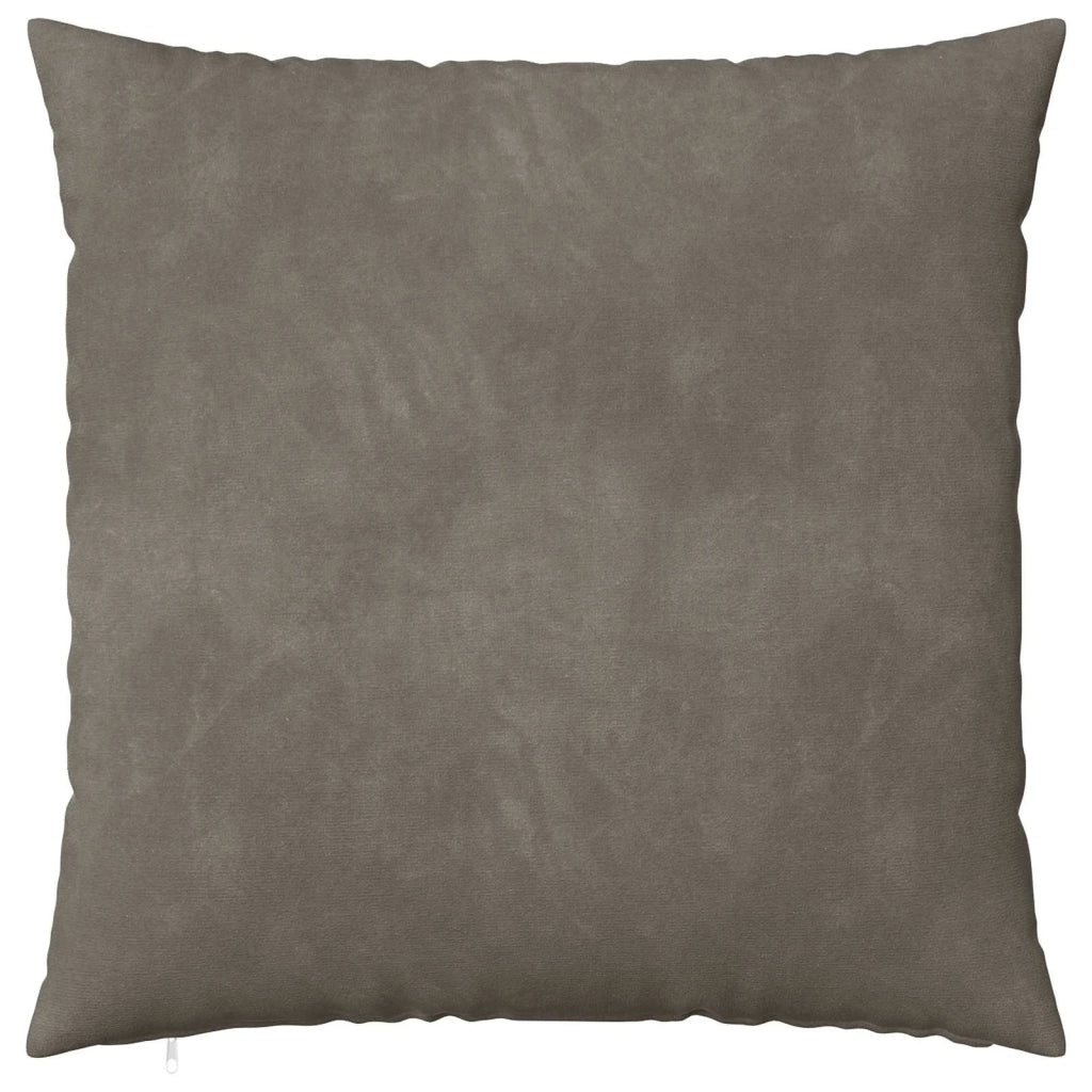 Federa 2 pz HEERLEN Grigio Chiaro 65 x 65 cm Velluto 912875