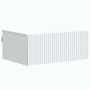 Mobiletto da notte a muro con cassetto Bianco 49 x 34,5 x 20 cm 898445