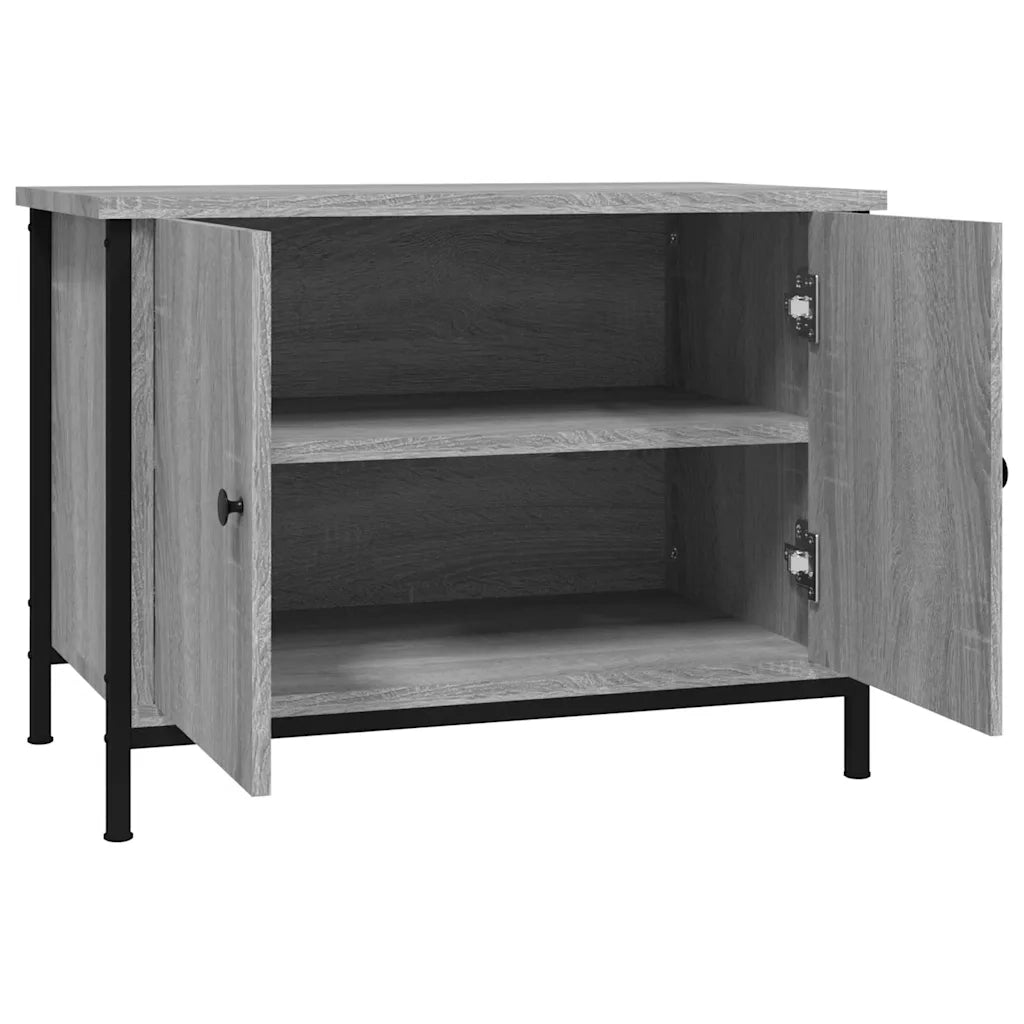 Mobile TV con Ante-Credenza per TV Grigio Sonoma 60x35x45 cm Legno Multistrato