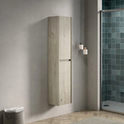 ARMADIO BAGNO a 2 ante in Plywood Off White