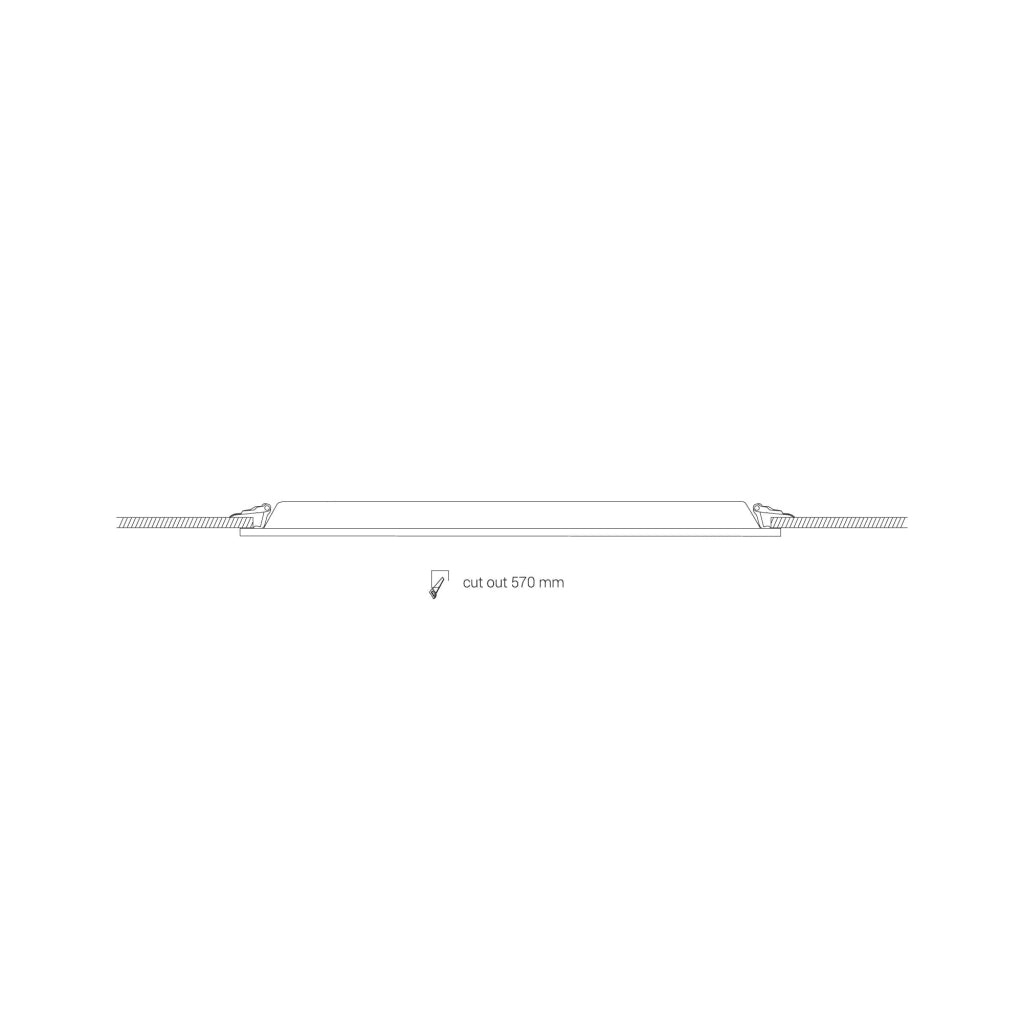 Plafoniera LED Nowodvorski ITAKA 8460 59,5cm bianca