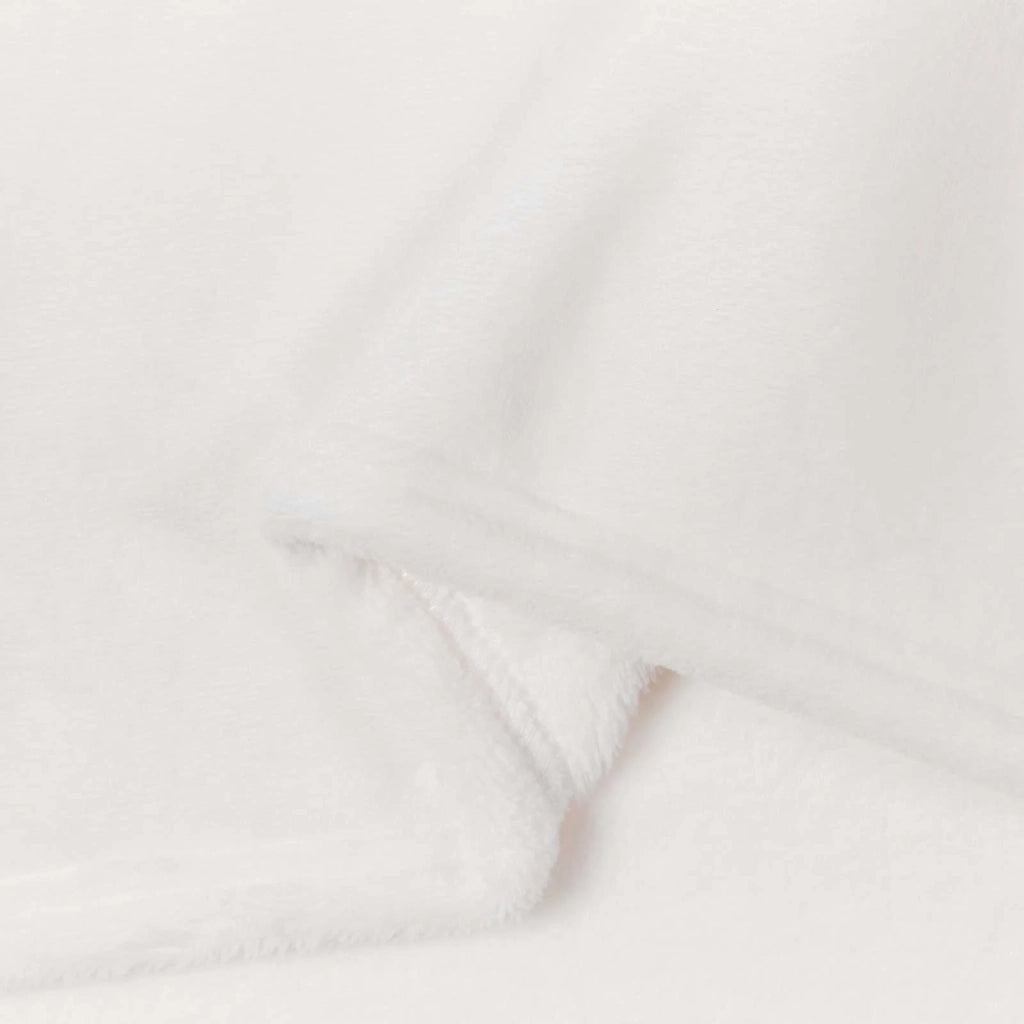 Coperte da Pile 6 pz Bianco 240 x 270 cm Panno