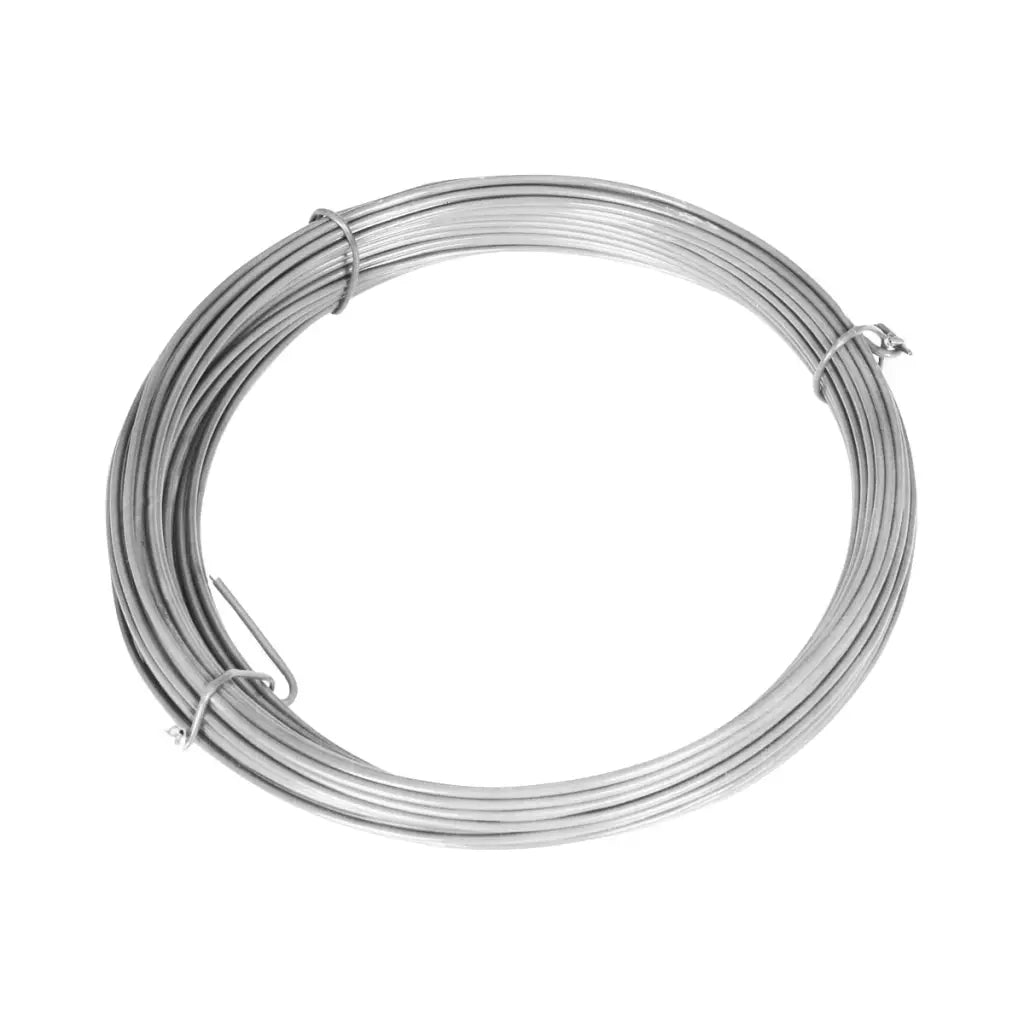 Recinzione in Rete con Pali in Acciaio Zincato 25x0,8 m Argento cod mxl 8299