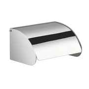 Portarotolo a muro Gedy con copertura in acciaio inox cromato | Project