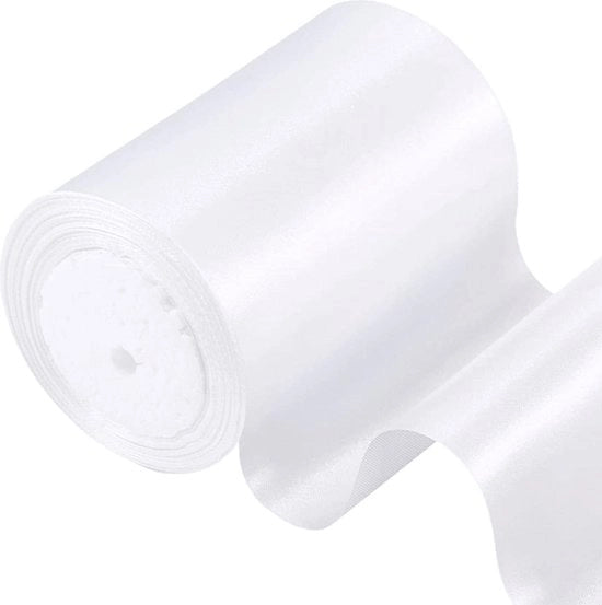 Seta in fibra 10 cm larga - 23 metri lunga - blu baby - per auto da nozze, confezione regalo, fermacapelli - matrimoni, Natale, fai da te