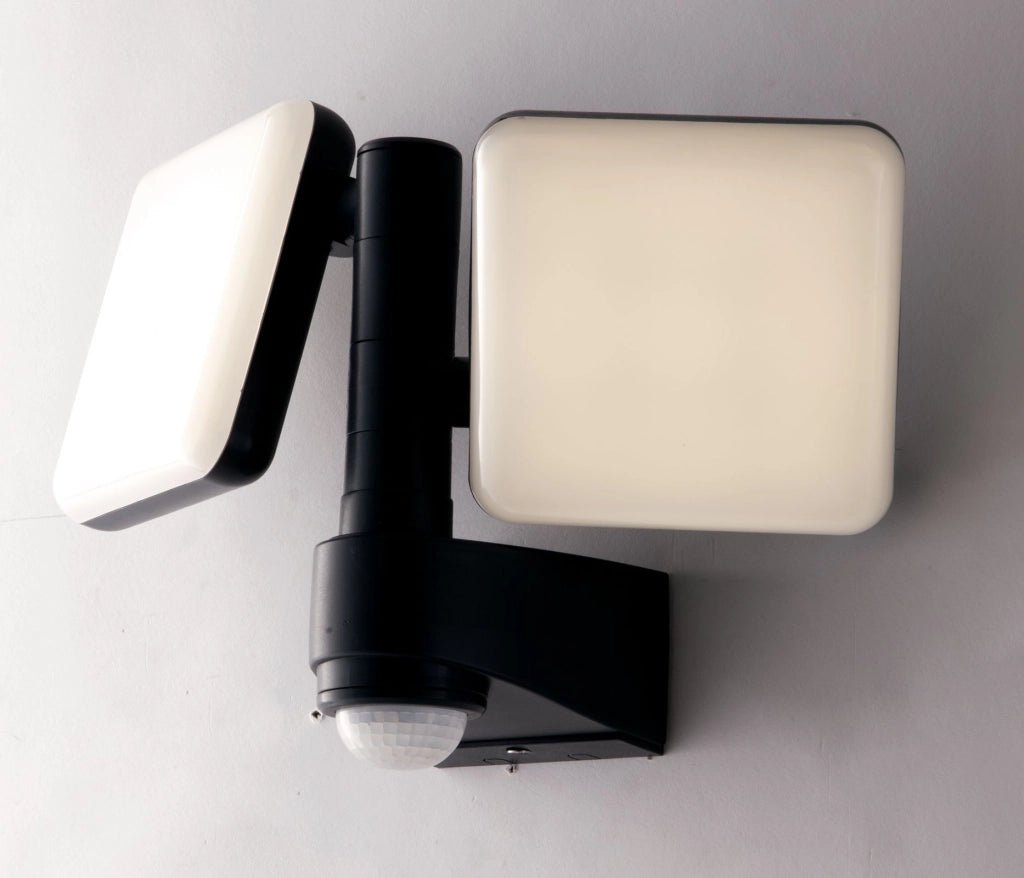 PROIETTORE LED SAT ANTRACITE 20W 2400LM 4000K CON SENSORE  DI MOVIMENTO IP54 33X13,35X23CM