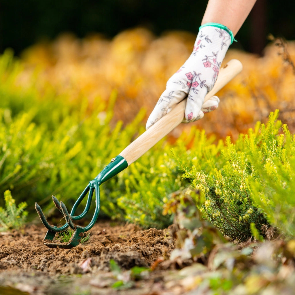 Coltivatore manuale KADAX per allentare il terreno da giardino con sottosquadro da 30 cm Earth Strong
