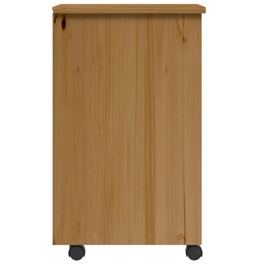 Armadietto Rotante con Cassetti MOSS ambra Legno Massello Pino 4015783