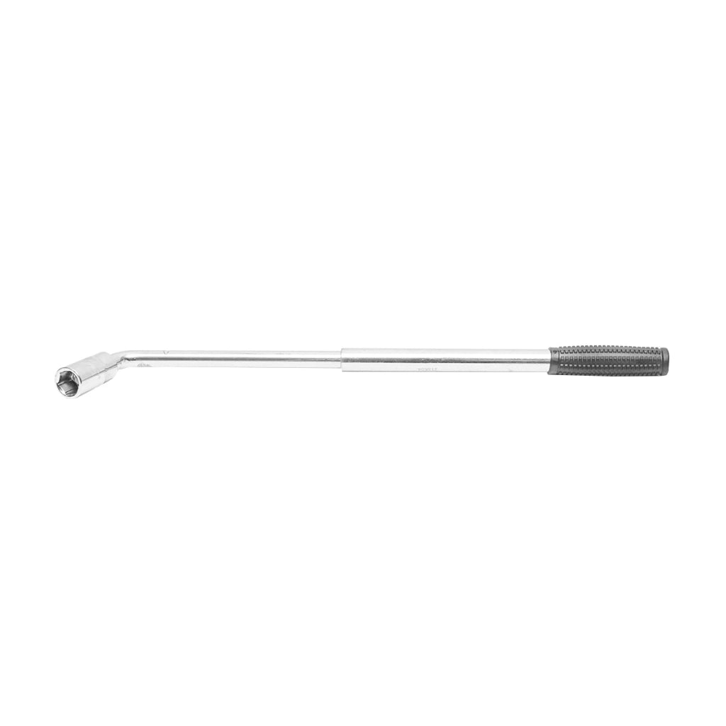 Chiave telescopica a forma di L con testa reversibile a bussola 17x19 mm
