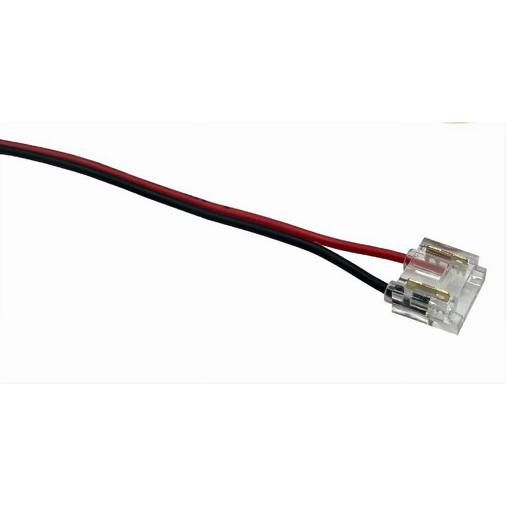 Trade Shop - Kit 10pz Connettore Alimentazione Striscia Strip Led Monocolore 2pin 10mm Cn10-cv -