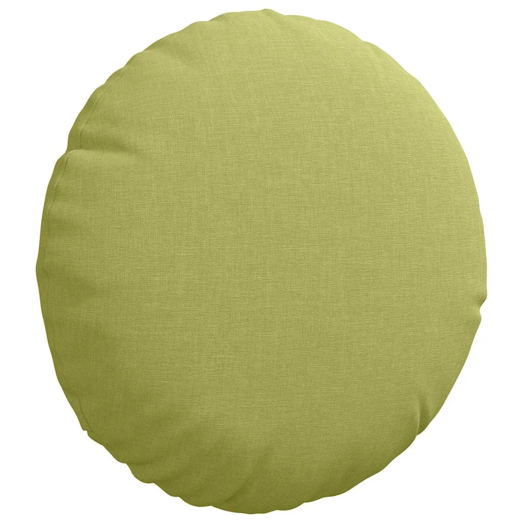 Cuscini per Seduta 2 pcs Verde chiaro Ø30 x 13 cm Tessuto 42014093