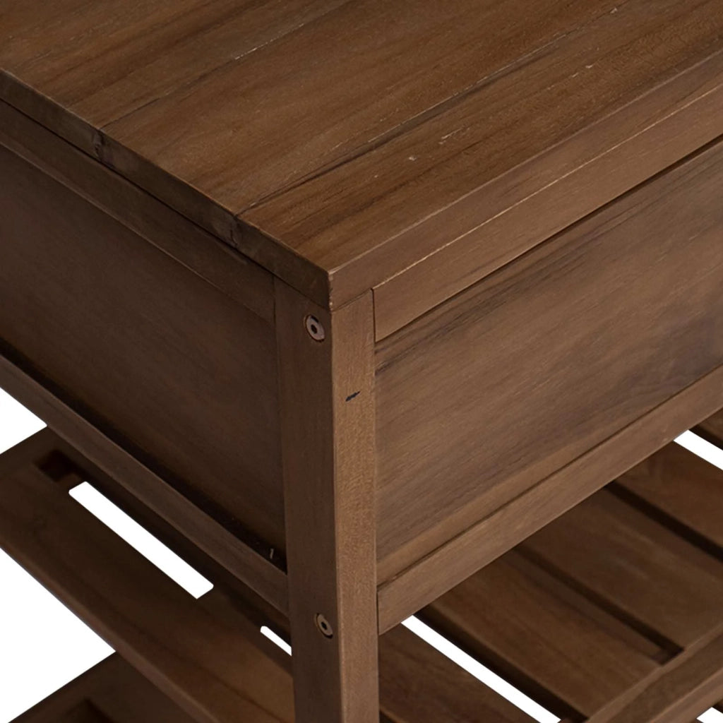 Mobile da Bagno Naturale 60 x 45 x 75 cm Legno di teak solido 42026907
