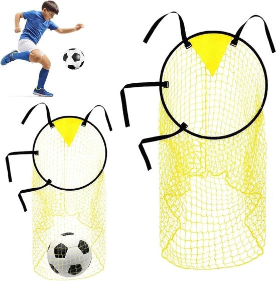 Reti da calcio - 2 pezzi - Top Bakken - 45 x 60 cm - Facili da fissare
