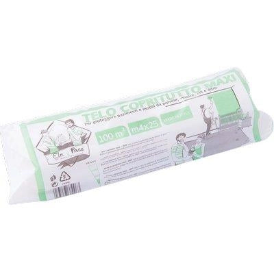 TELO COPRITUTTO PE ALTA DENSITA ELEPACKING - MT 4X25 GR 570 CA- 20 pezzi