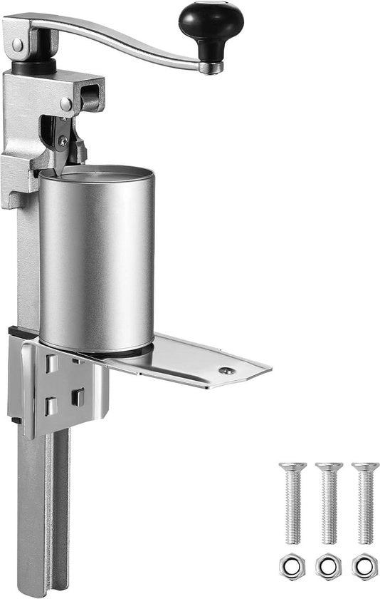 Bilancia manuale per aprire lattine - apri lattine per ristoranti - apri lattine commerciali con base - apri lattine per tavolo regolabile in altezza - lattine fino a 30 cm - per ristoranti e alberghi
