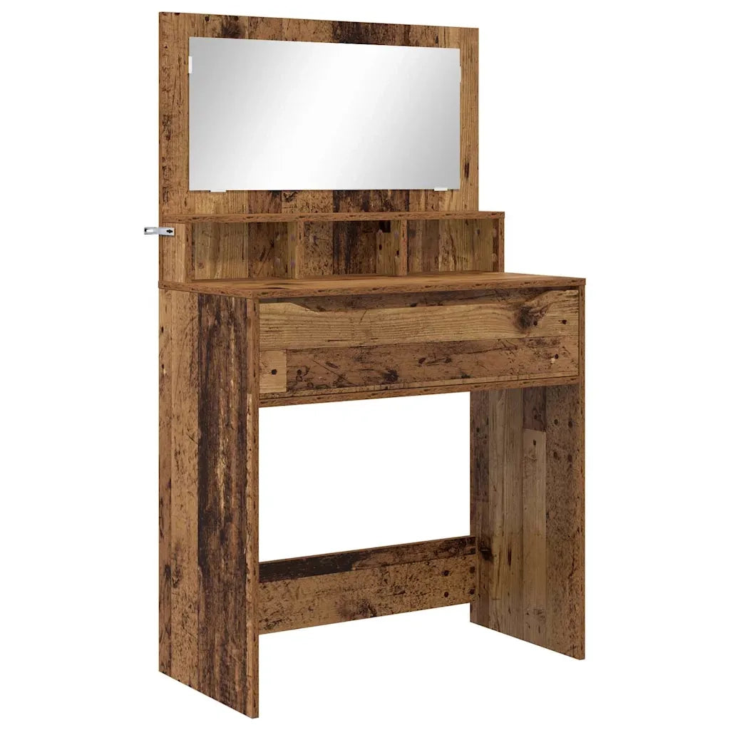 Tavoli da Trucco per Camera da Letto con cassetto Legno vecchio 888985