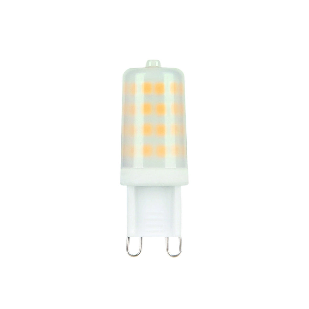 Alcapower Lampada LED Bispina G9 4W 350lm 3000K Bianco Caldo 230V, Efficienza Energetica Classe F, Design Compatto per Illuminazione Interna Durevole