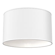 Lampada da soffitto bianca in tessuto 3xE27 Arden Luminex