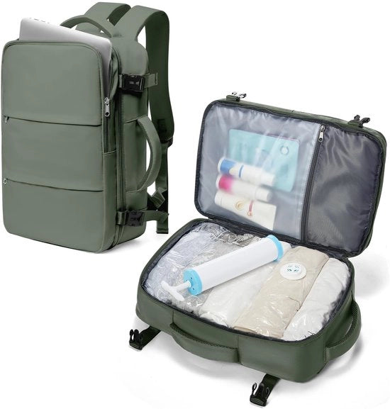 Borsa a vuoto per viaggiatore con sistema di compressione per bagagli, valigetta a vuoto per viaggi con compressore impermeabile