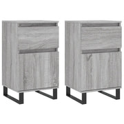 Credenze 2 pz | Madia | Buffet da pranzo | Armadio da pranzo Grigio Sonoma 40x35x70 cm in Legno Multistrato