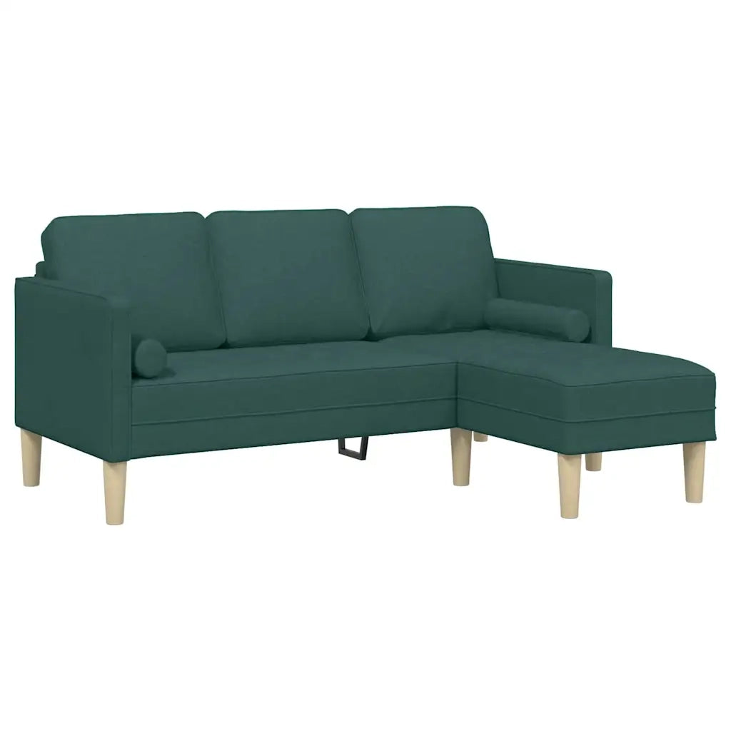 Set di divani con cuscino Verde Scuro Poliestere 42001917