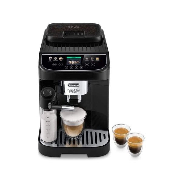 De’longhi magnifica evo next - macchina automatica per caffè in chicchi, cappuccino, 10 bevande, nero (ecam310.60.b) - 0132250039
