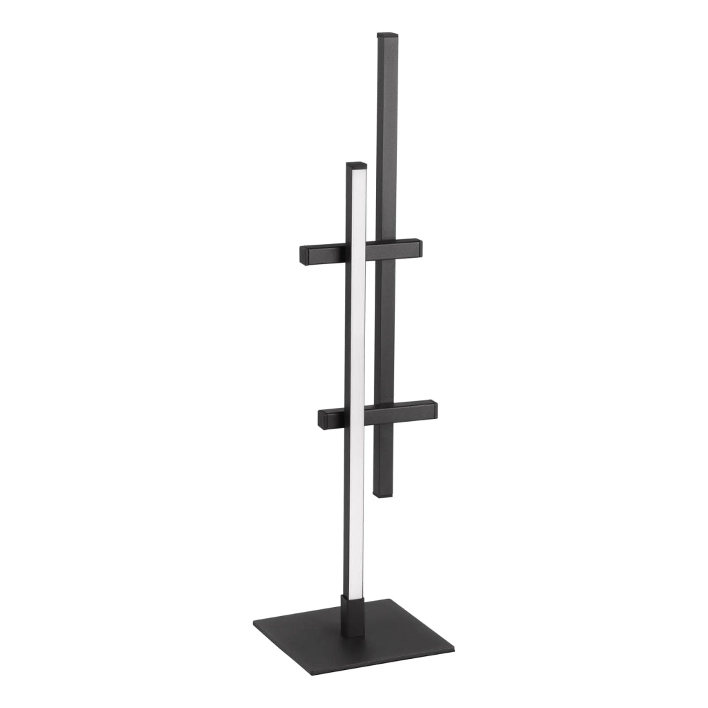 Lampada Scrivania Moderna Trepiliano Alluminio Nero Led 6,5W 800Lm Ip20