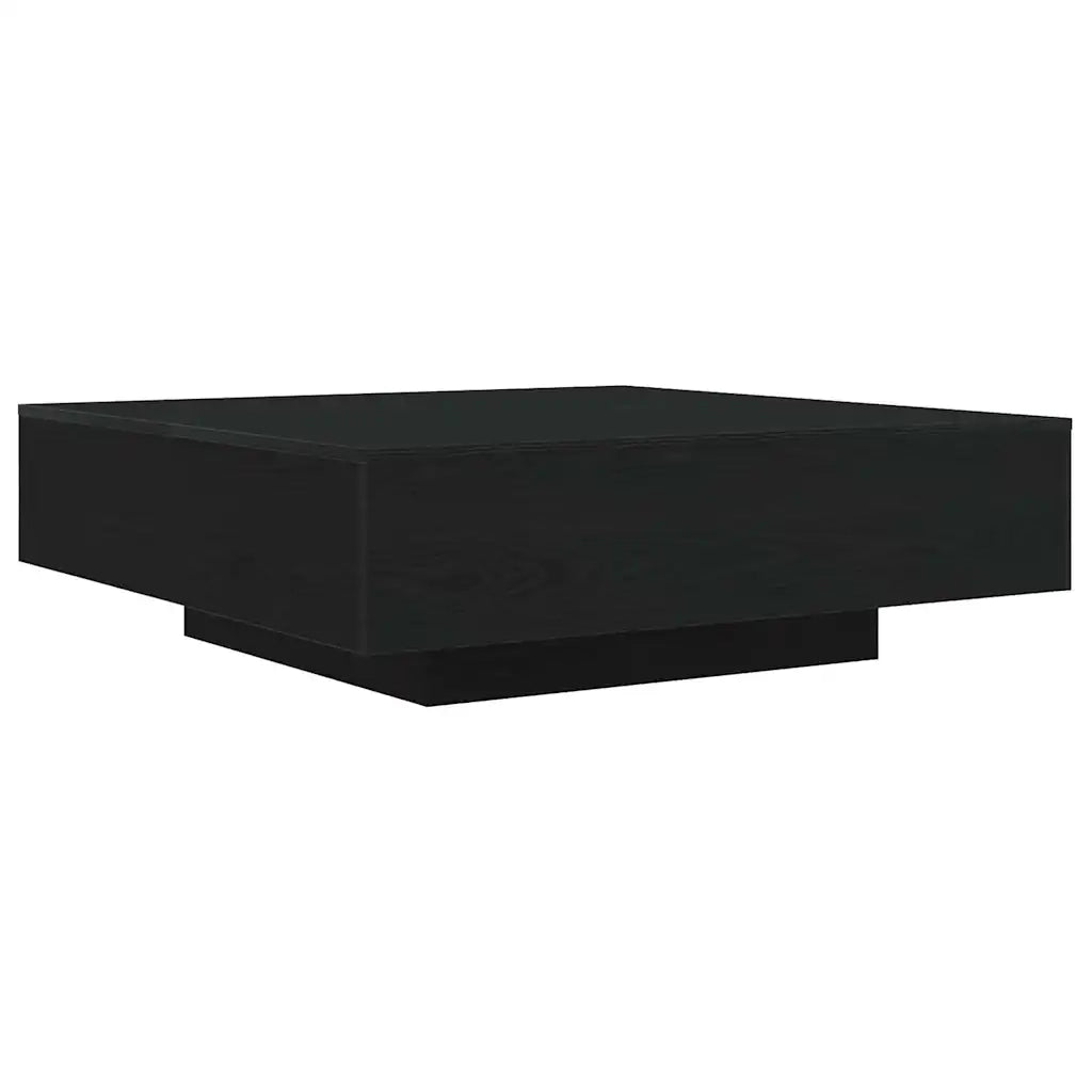 Tavolino da Salotto-Tavolino da soggiorno-Tavolo Rovere Nero 100 x 100 x 31 cm 583232