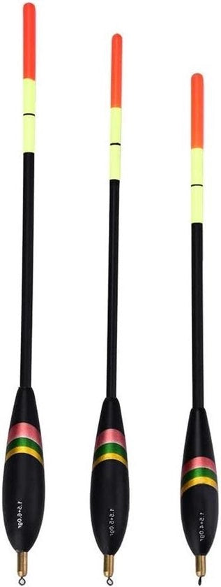 Bobine di galleggiamento per waggler - 3 pezzi | Bobine di galleggiamento caricate, pesate - 1,5 + 6g, 1,5 + 5g, 1,5 + 4g