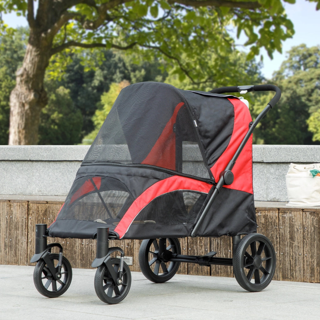 Carrello per Cani Faltabile ¨C zephmum ¨C Nero