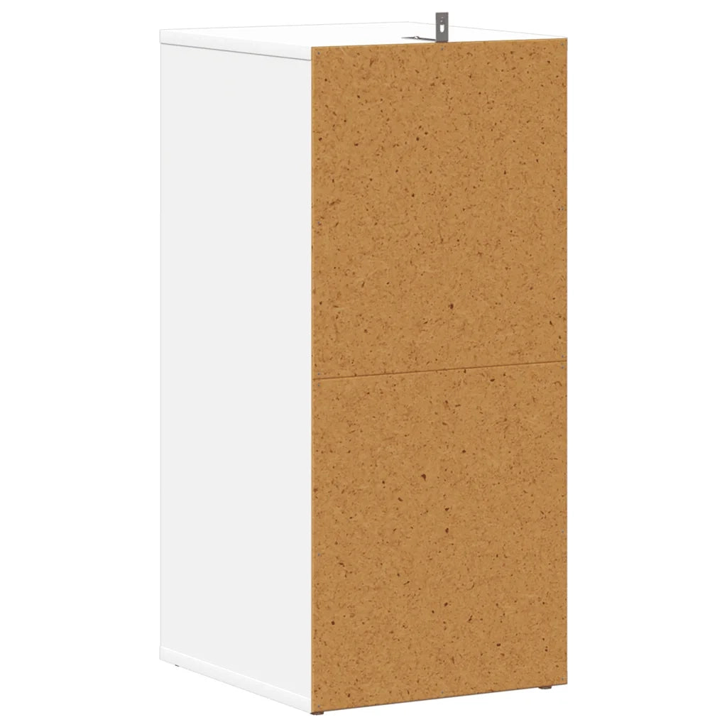 Scarpiere 2 pz Bianche 31,5x35x70 cm in Truciolato