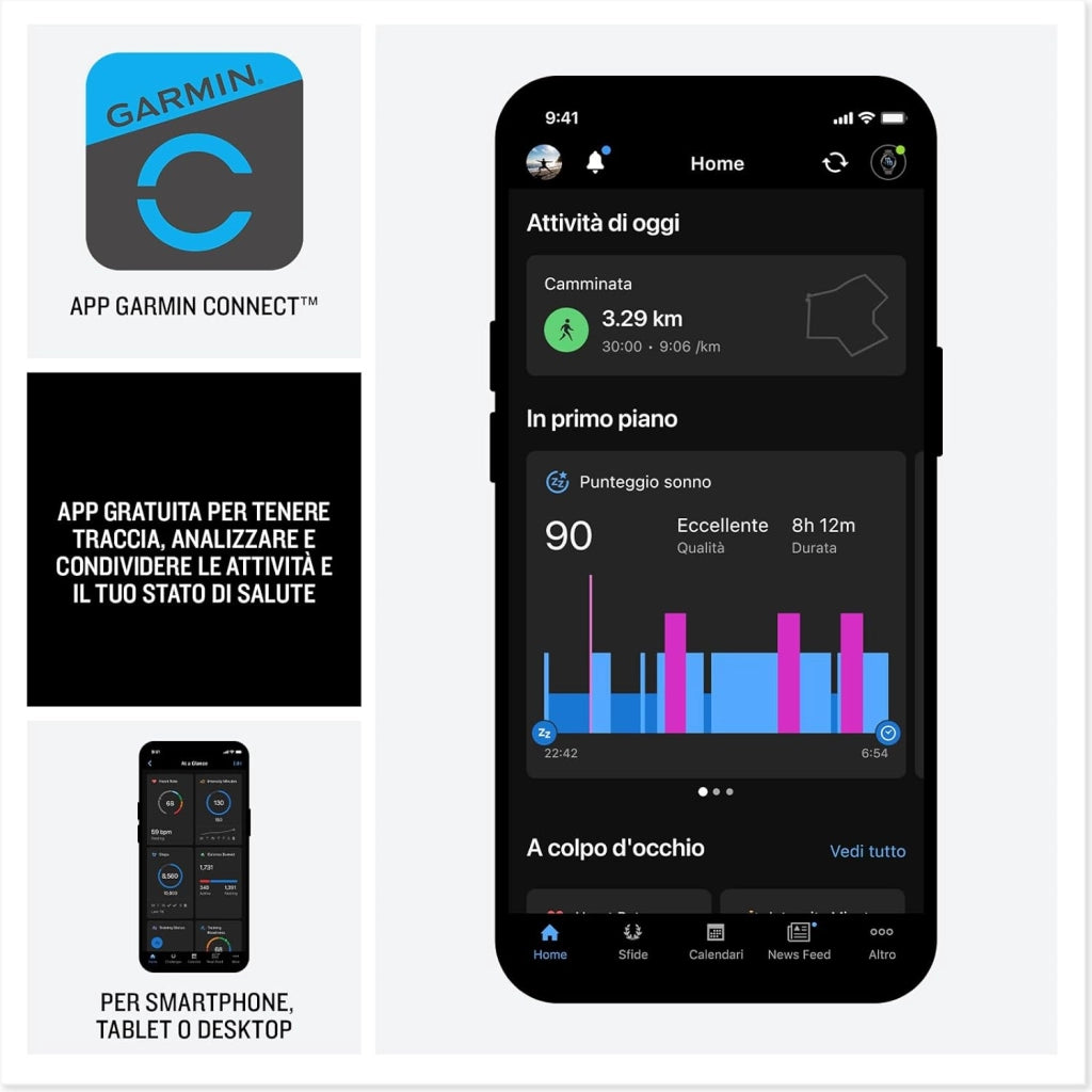 Garmin Venu 4, 41mm, Smartwatch per il fitness, Display AMOLED 1,2", Speaker e Microfono, Comandi Vocali, GPS Multi-band, Torcia, 80+ App per lo Sport, Autonomia 10 giorni, Beige & Lunar Gold