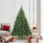 Albero di Natale artificiale con 300 LED Verde 210 cm PE e PVC 3397797
