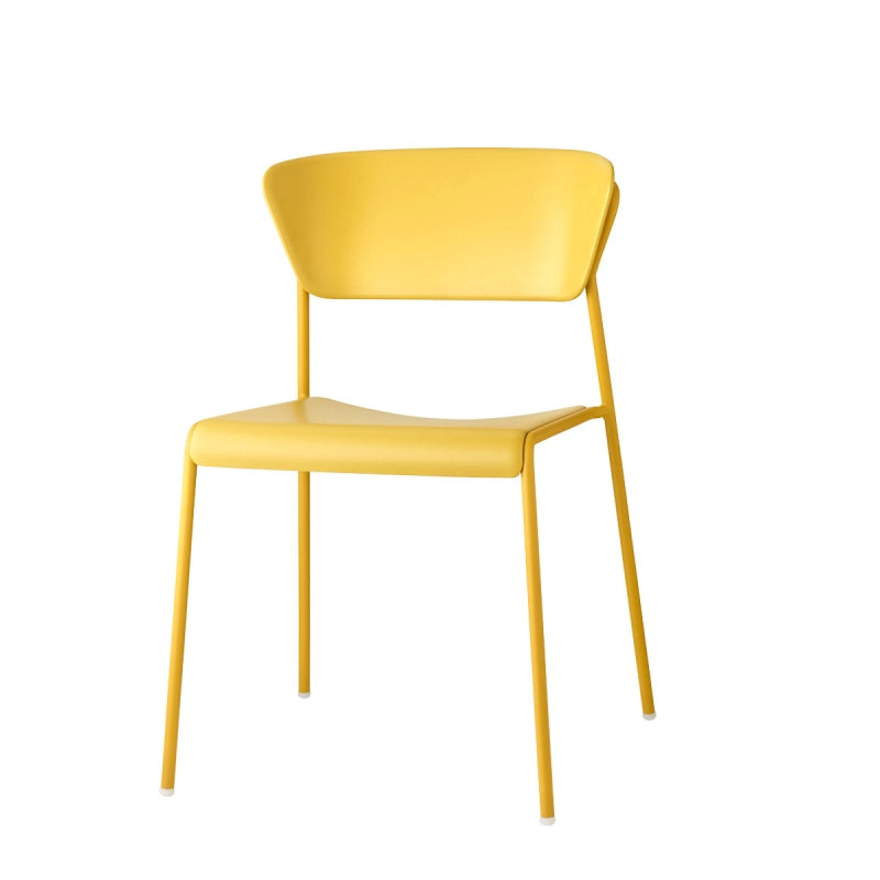 SET DA 4 SEDIA LISA TECNOPOLIMERO MADE IN ITALY SCAB DESIGN - Senape 22