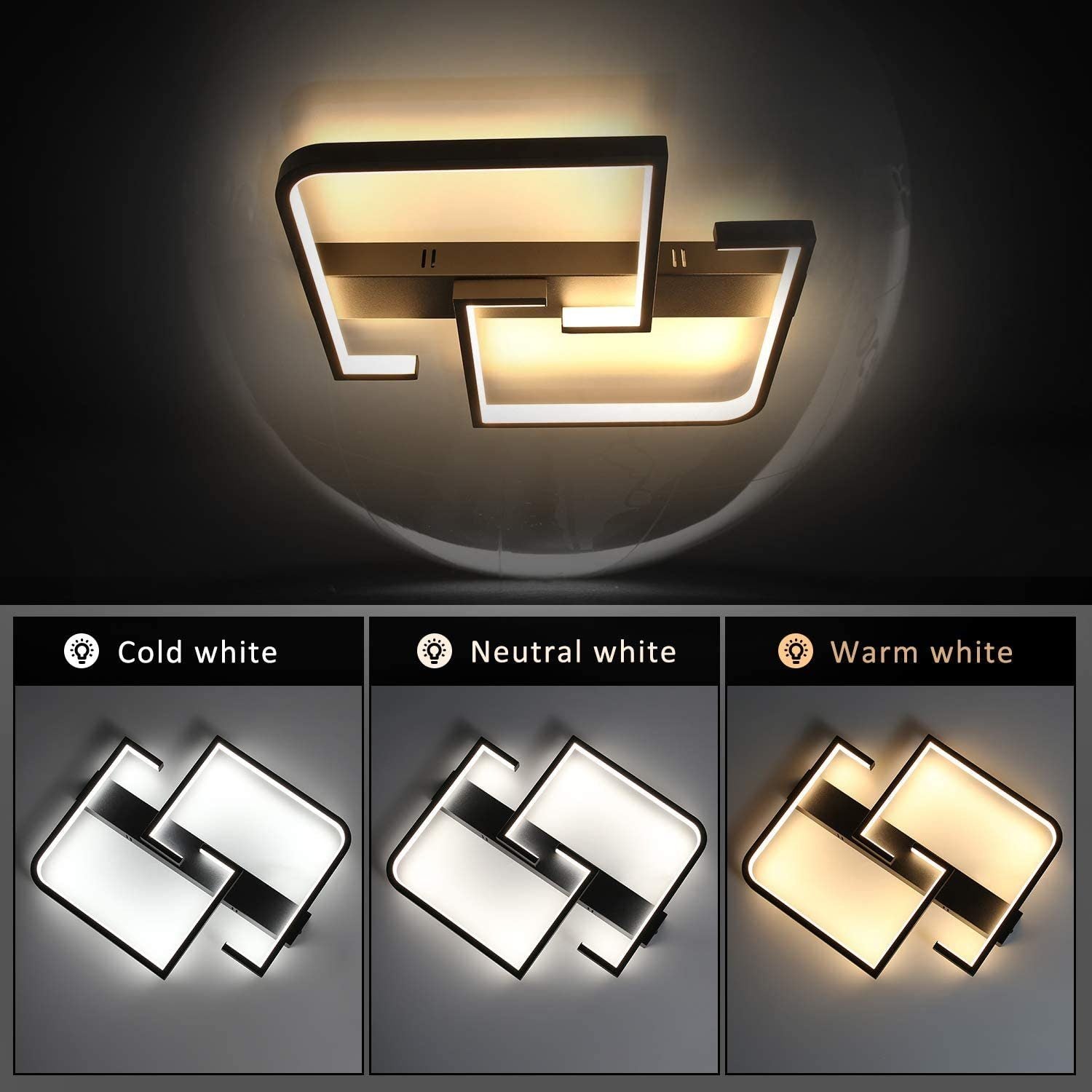 ZMH Lampada da soffitto LED moderna per camera letto corridoio