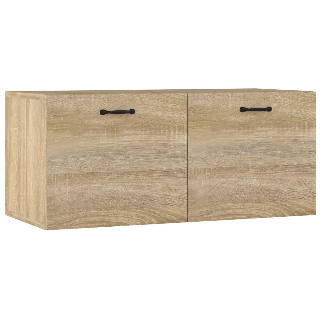 Mobile a Parete Rovere Sonoma 80x36,5x35 cm Legno Multistrato 812936