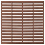 Recinzione da Giardino | Recinzione a Persiana in WPC 180x180 cm Marrone