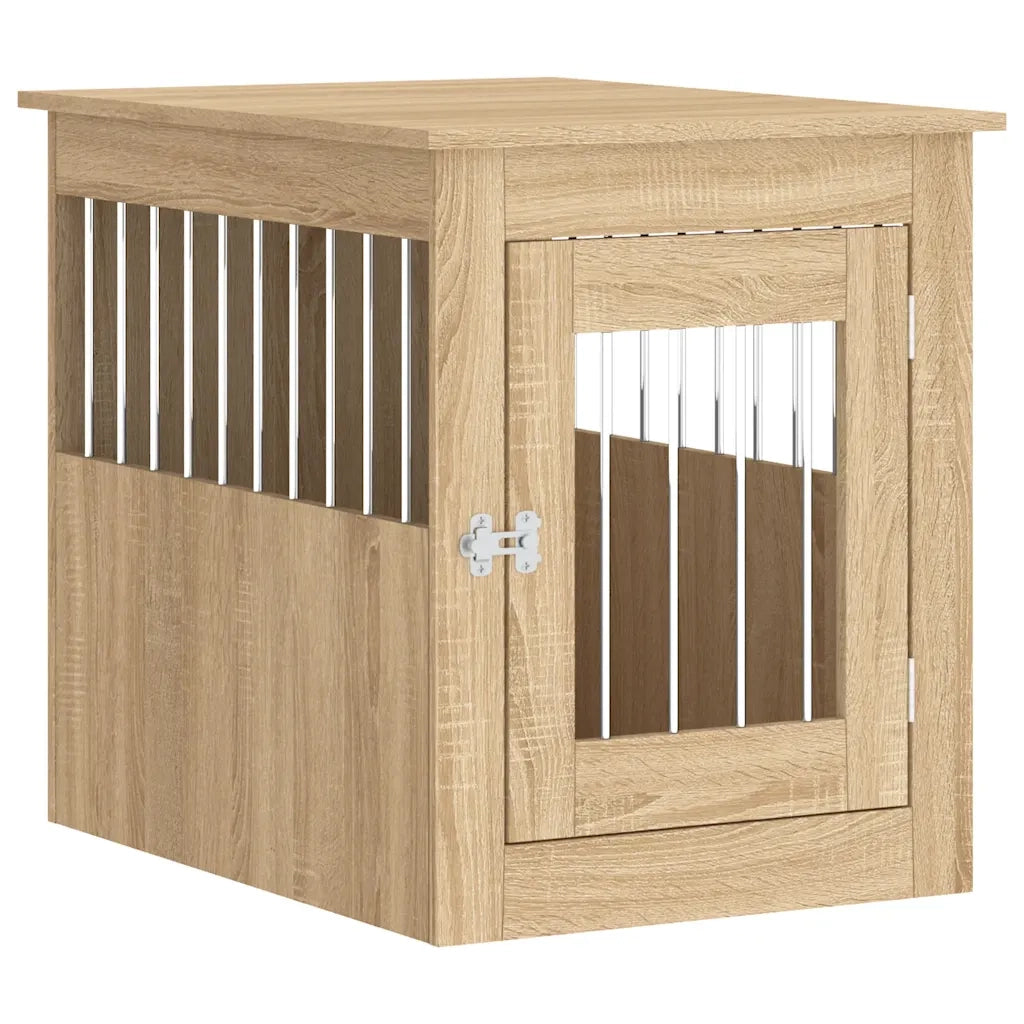 Gabbia Cani da Arredamento Rovere Sonoma 55x75x65cm Multistrato 838318