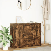 Credenza con Cassetti Rovere Fumo 100,5x35x76 cm in Truciolato 3328448