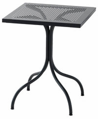 Tavolo da Giardino 60x60 cm in Acciaio RD Italia Bistro Rete Antracite