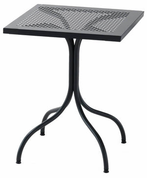 Tavolo da Giardino 60x60 cm in Acciaio RD Italia Bistro Rete Antracite