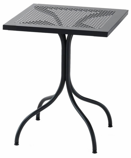 Tavolo da Giardino 60x60 cm in Acciaio RD Italia Bistro Rete Antracite