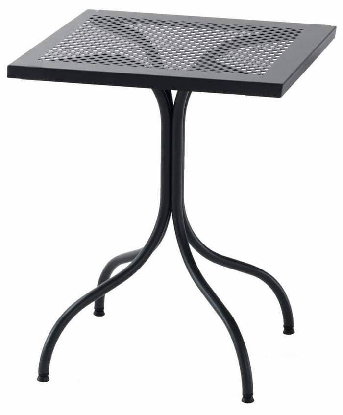 Tavolo da Giardino 60x60 cm in Acciaio RD Italia Bistro Rete Antracite