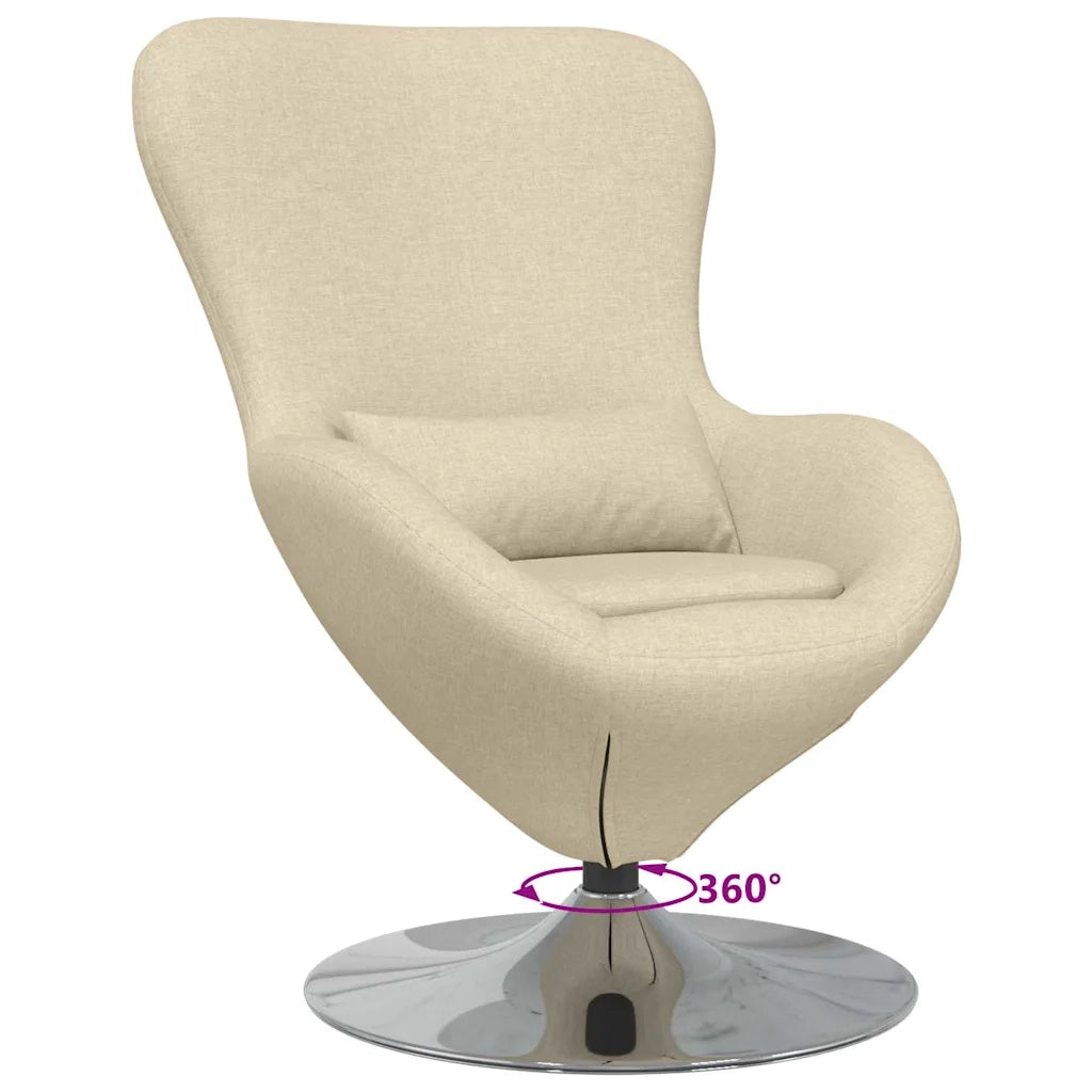 Poltrona uovo Crema 63 x 73 x 90 cm Tessuto 42002742